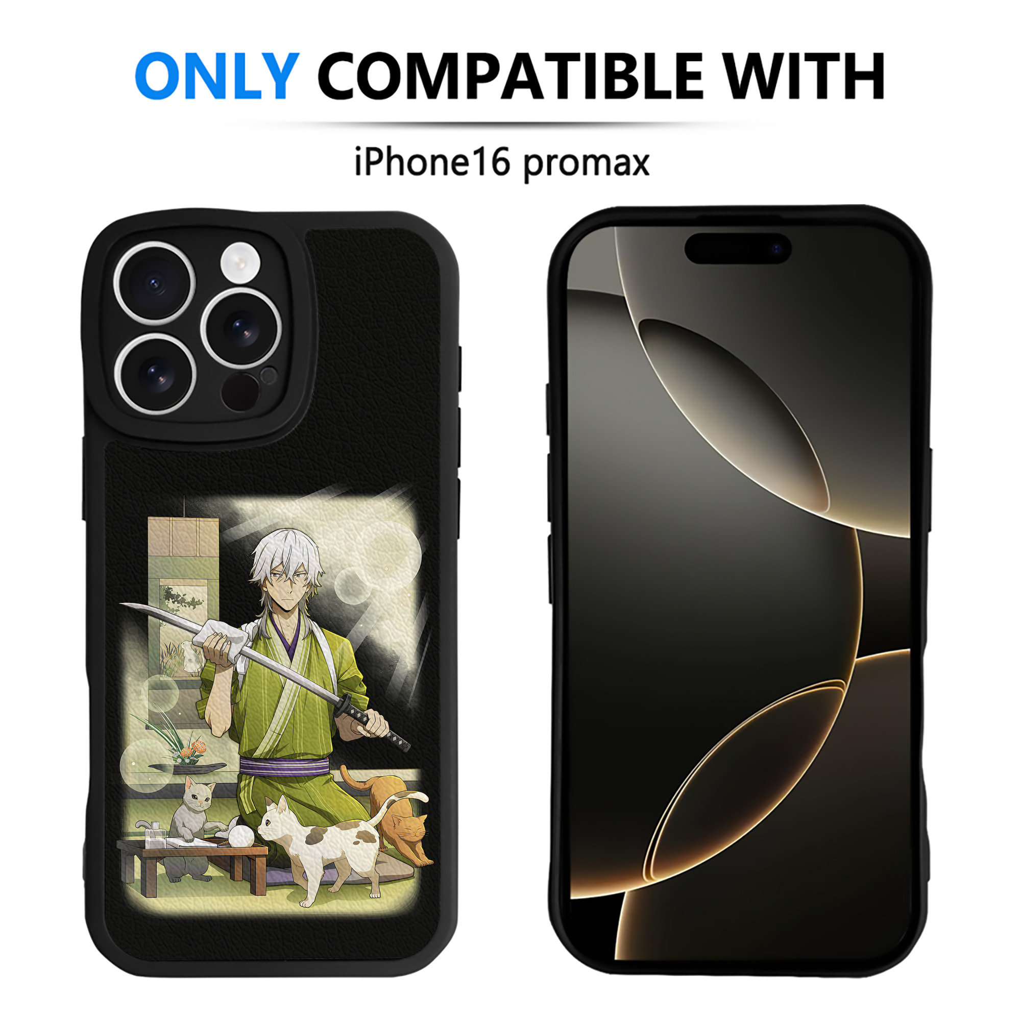 （画像用） 文豪ストレイドッグス Bungo Stray Dogs 【iPhone 16シリーズ対応】シリコンスマホケース（レザー調） 材質：シリコン